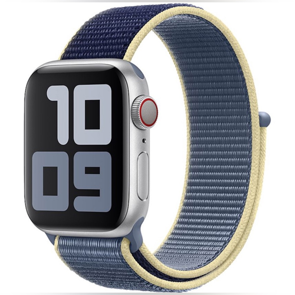 NWT Genuine OEM Apple Alaskan Blue Sport Loop Watch Band 44MM Discontinued